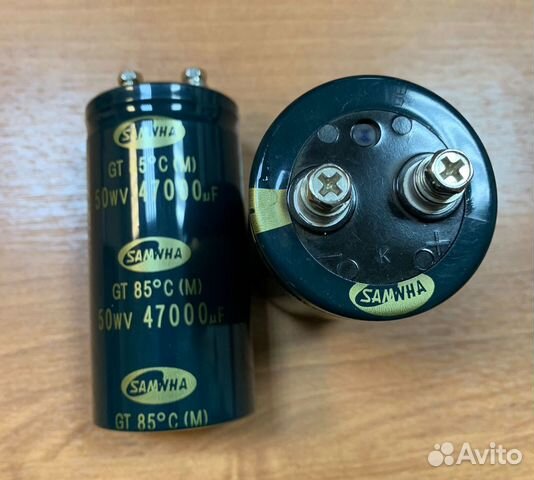 Конденсатор samwha 47 000 мкФ 50 В