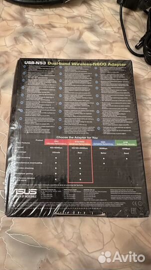 Wi-Fi адаптер asus USB-N53