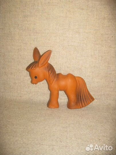 Резиновая игрушка СССР Ослик Красный треугольник