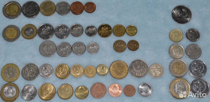 Обмен монет разных стран