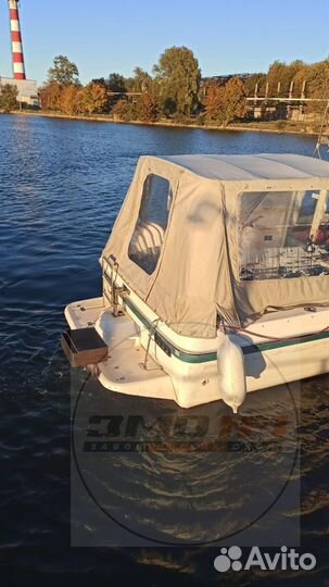 Ремонт прозрачной части ходовых тентов катера