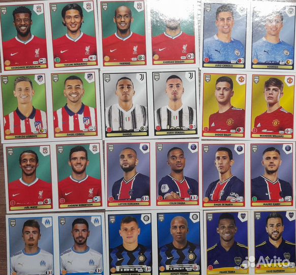 Наклейки panini fifa 365
