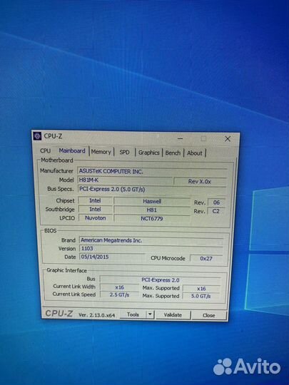 Материнская плата H81M-K