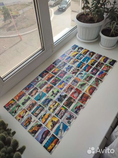 Вкладыши от жвачек турбо. Полная серия