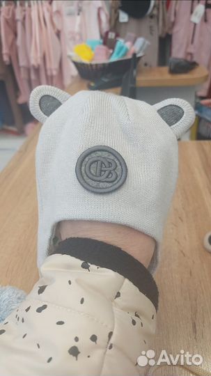 Шапка для мальчика р-р 40