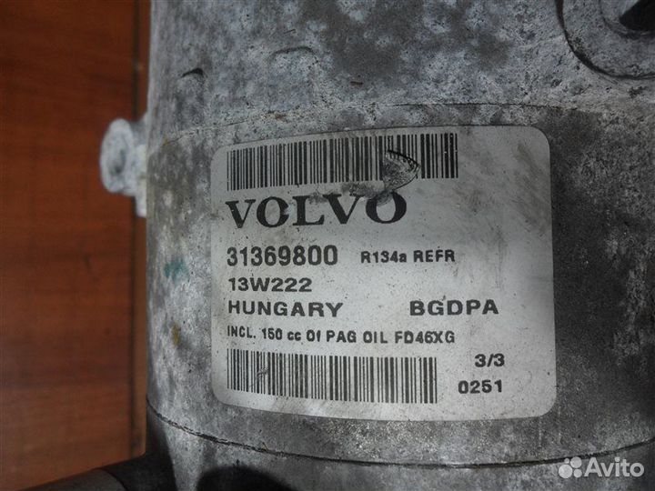 Компрессор кондиционера 31369800 Volvo S60 FS48