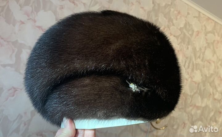 Шапка норковая женская 57 размер