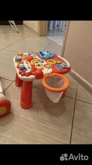 Развивающий стол ходунок+столик