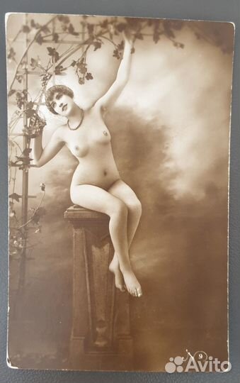 Эротическая открытка. 1920 г. Франция