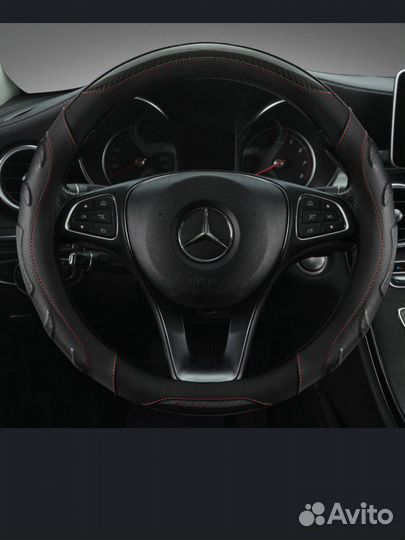 Чехол на руль37-39см / Размер М / универсальный