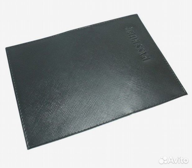 Обложка для паспорта кожа + отдел для карт Россия