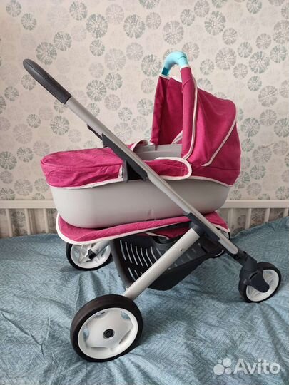 Кукольная коляска 3 в1 quinny