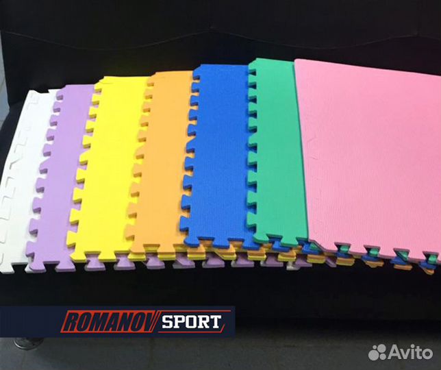 Мягкий пол (маты пазлы)