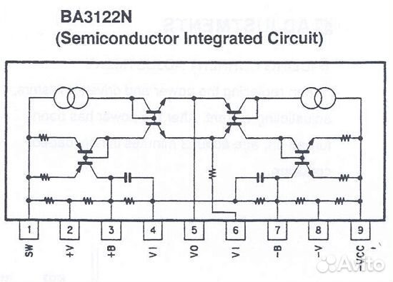 BA3122N (Yamaha) эквивалентная замена