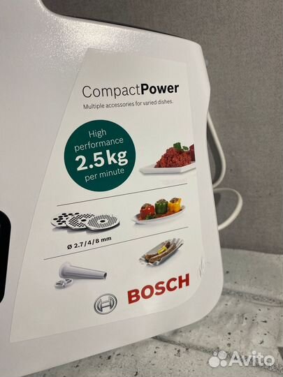 Мясорубка электрическая Bosch MFW3X10B белая