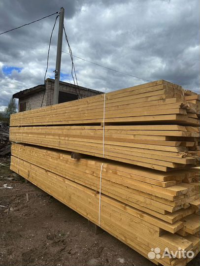 Доска обрезная хвоя 1 сорт