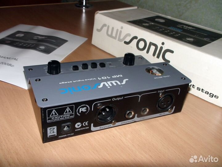 Ламповый предусилитель Swissonic MP 101