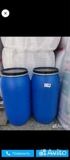 Бочка пластиковая от 175л до 240л