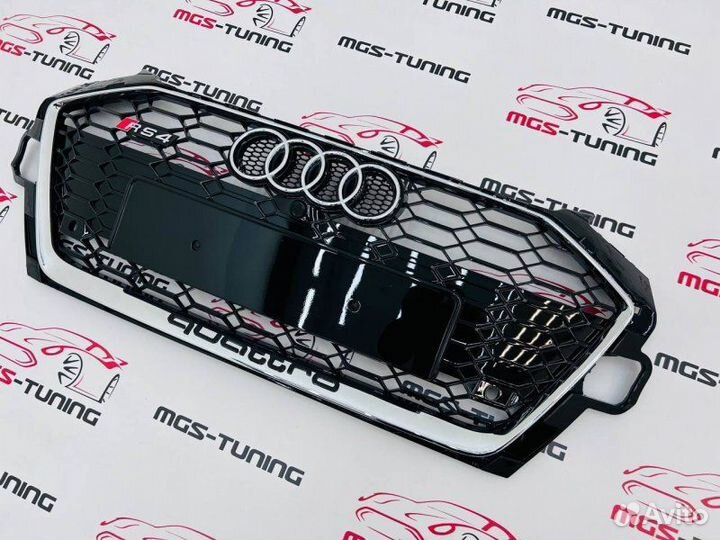 Решетка в стиле RS4 #1 для Audi A4 19+