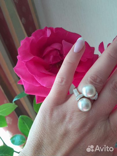 Шикарное кольцо Италия бижутерия