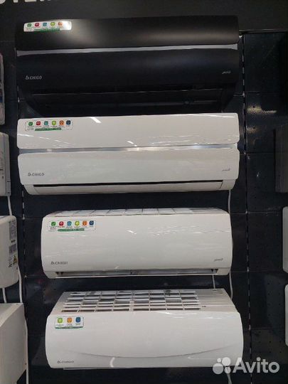 Сплит система on/off и inverter 20м2-100м2 Chigo