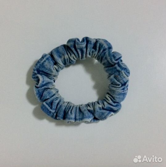 Джинсовая завязка для волос