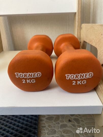 Гантели ручные Torneo 2 кг