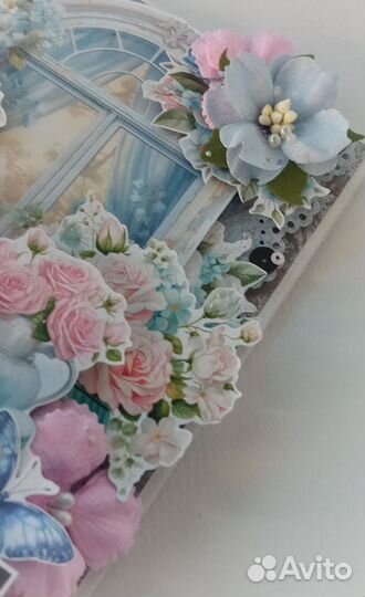 Открытка ручной работы для девочки