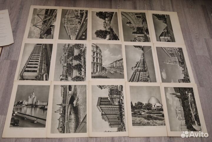 Плакаты Москва Виды города 1955 год Изогиз альбом