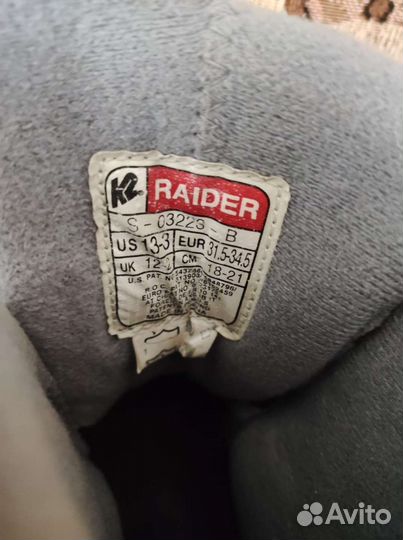 Роликовые коньки детские K2. Размер 31.5-34.5