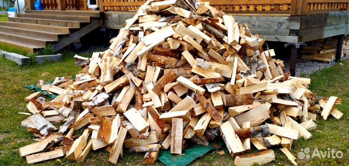 Дрова Березовые от производителя навалом в Выборге