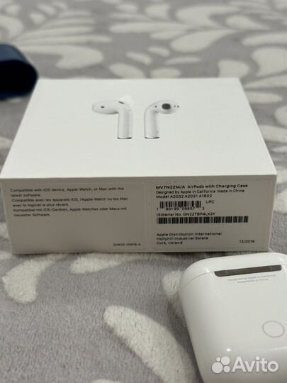 Наушники apple airpods 2nd generation