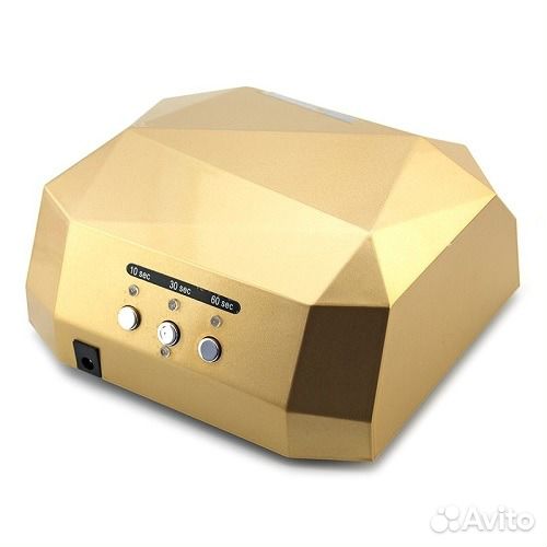 Лампа для сушки ногтей 36W /Гарантия /Золотой