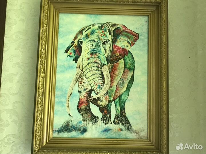 Картина акрилом на холсте