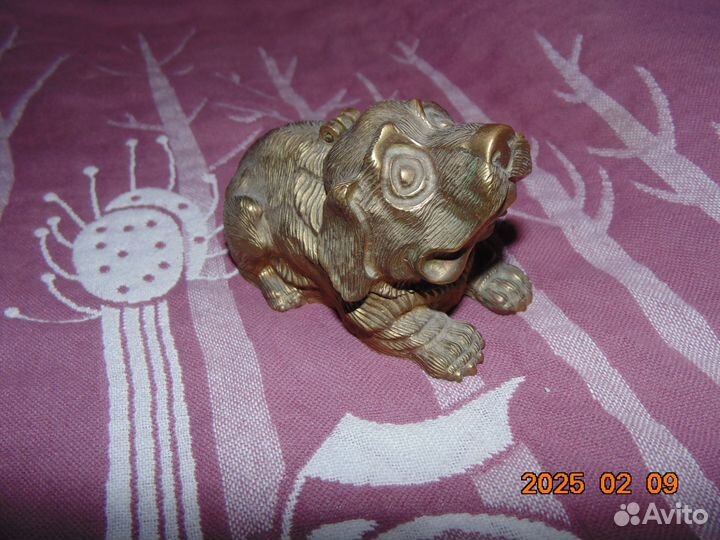 Шкатулки латунь в форме животных
