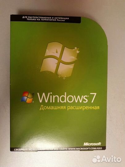 Microsoft Windows 7 Домашняя расширенная