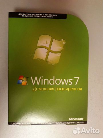 Microsoft Windows 7 Домашняя расширенная