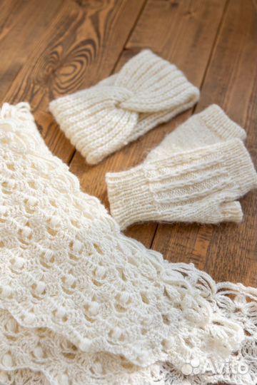 Ажурный бактус (платок)