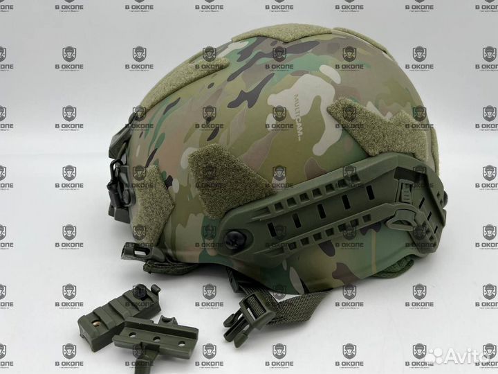 Композитный шлем из тварона тор2 sentry «полуухий»