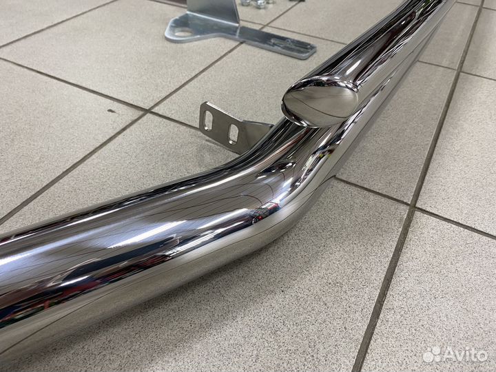 Защита переднего бампера Land Cruiser 200 2008+