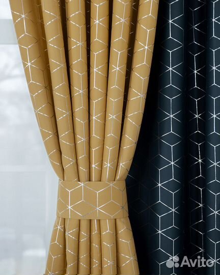 Портьеры рогожка Гала шторы занавески