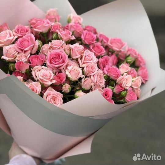 Розы Кустовые розы Букет роз