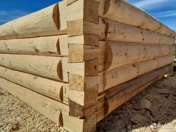 Сруб 3*3 сосна, липа