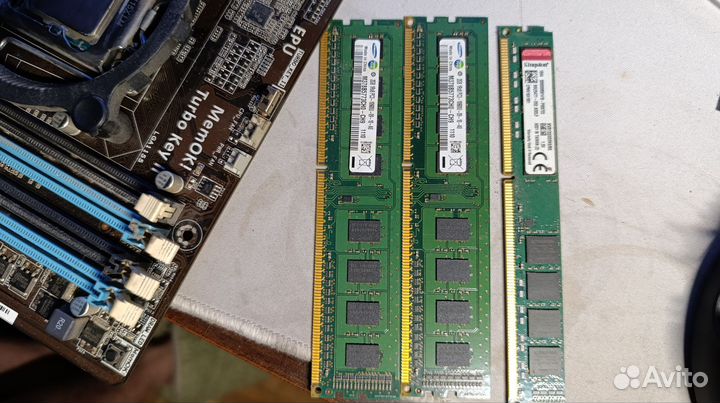 Материнская плата+процессор+оперативная память