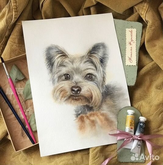 Портрет питомца (собаки или кошки) на заказ