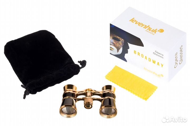 Театральный бинокль Levenhuk Broadway 325B, черный