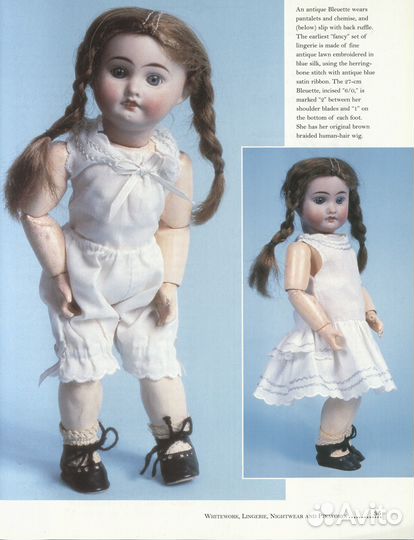 Каталог об одежде для антикварных кукол Bleuette