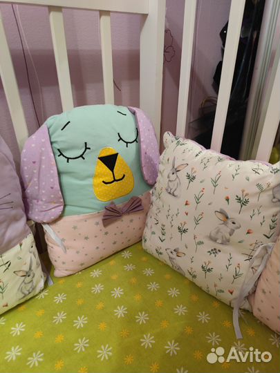 Эксклюзивные бортики в детскую кроватку