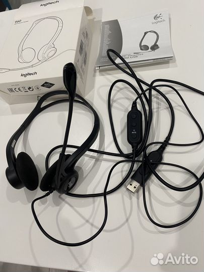 Гарнитура наушники с микрофоном usb