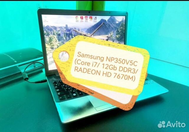 Ноутбук пуля Samsung NP350V5C (Core i7/ 12Gb/SSD)